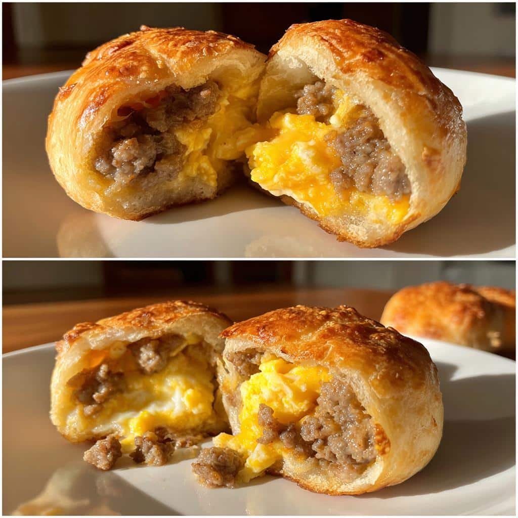 Air Fryer Breakfast Bombs (Sausage, Egg, Cheese) - detail 1