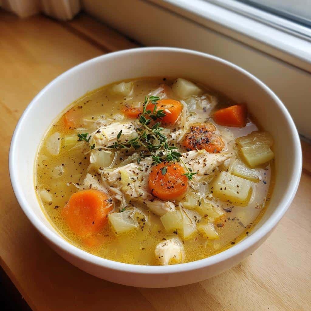 Air Fryer Chicken Soup - detail 1
