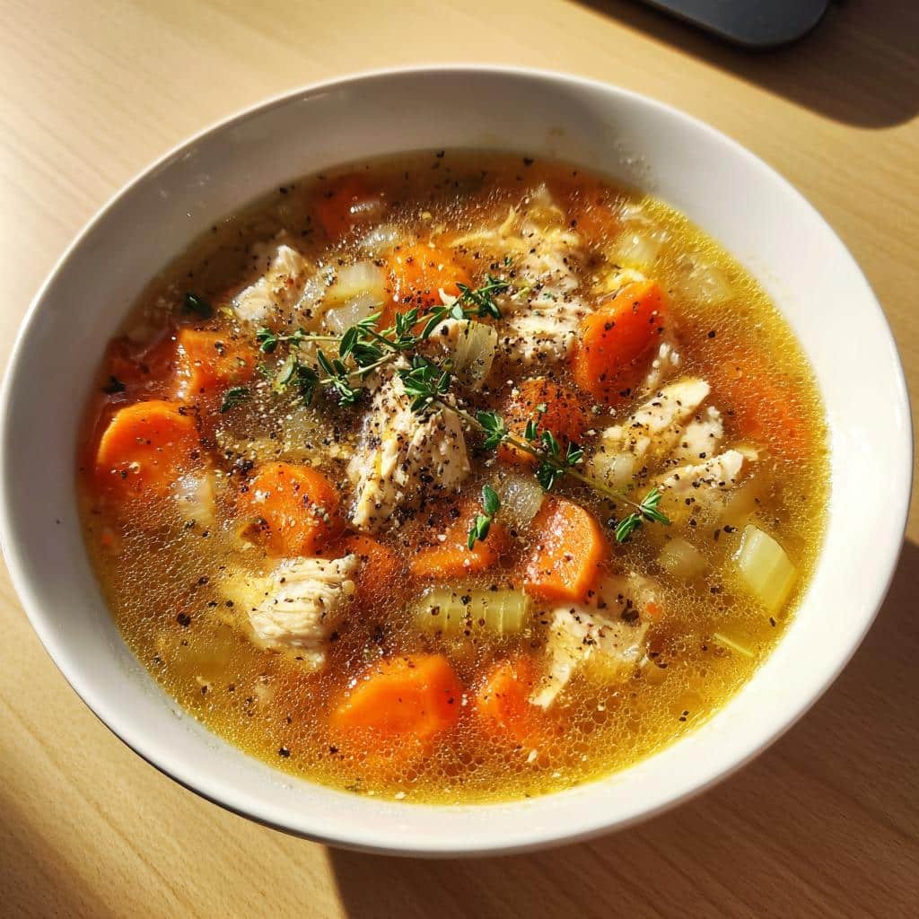 Air Fryer Chicken Soup