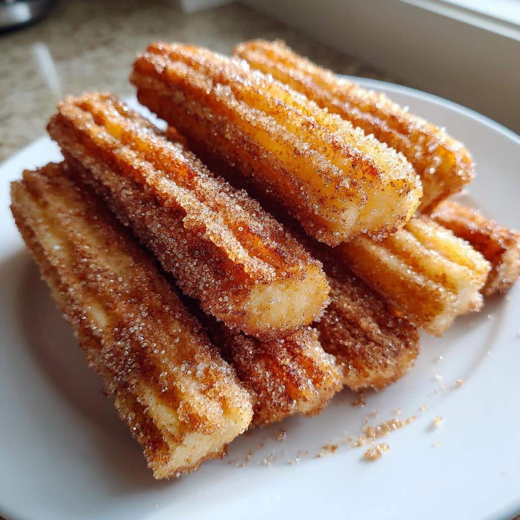 Air Fryer Churro Bites