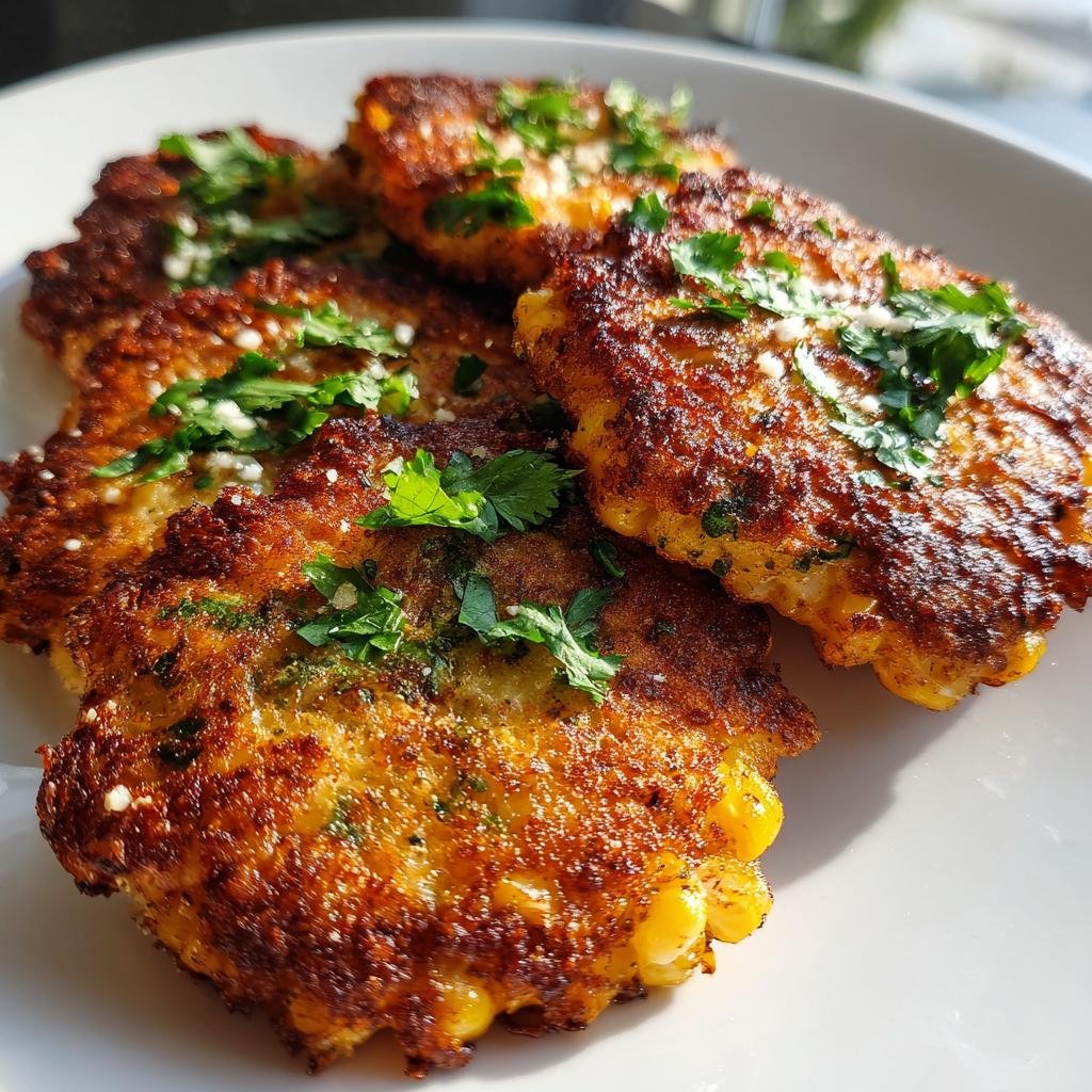 Air Fryer Crispy Mexican Street Corn Fritters - detail 1