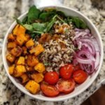 Air Fryer Harvest Bowls with Butternut Squash & Wild Rice
