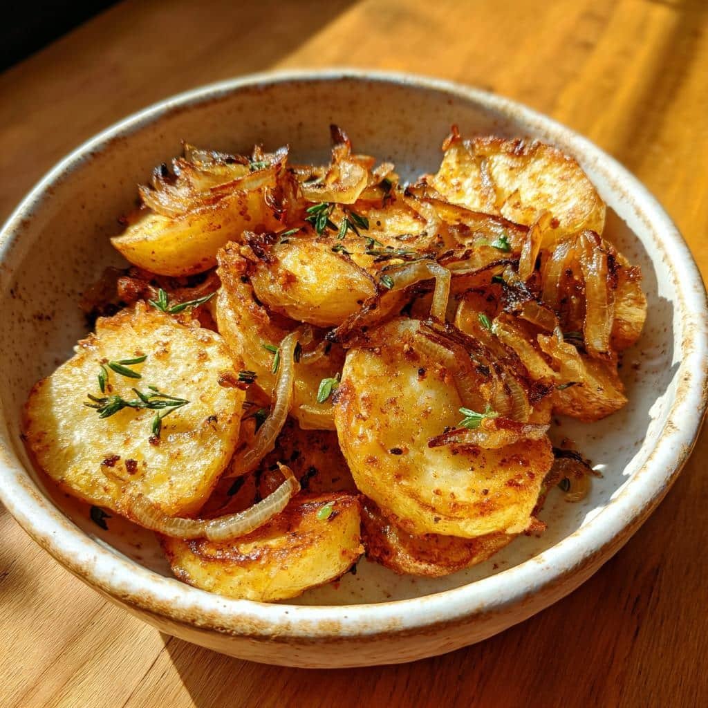 Air Fryer OVEN FRIED POTATOES & ONIONS - detail 1