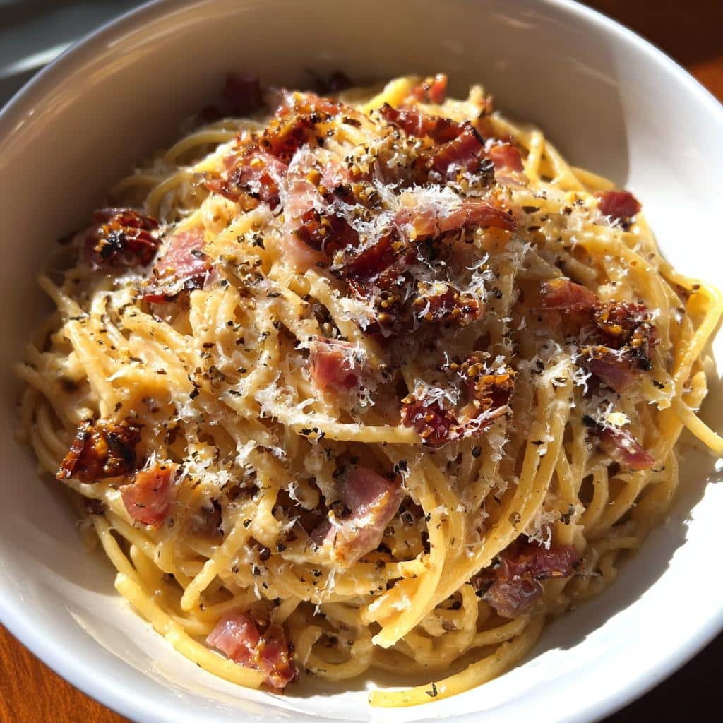 Air Fryer Prosciutto and Fig Pasta