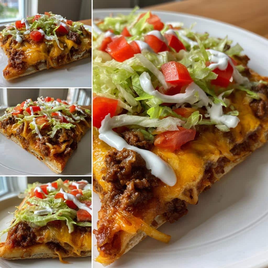 Air Fryer Taco Pizza