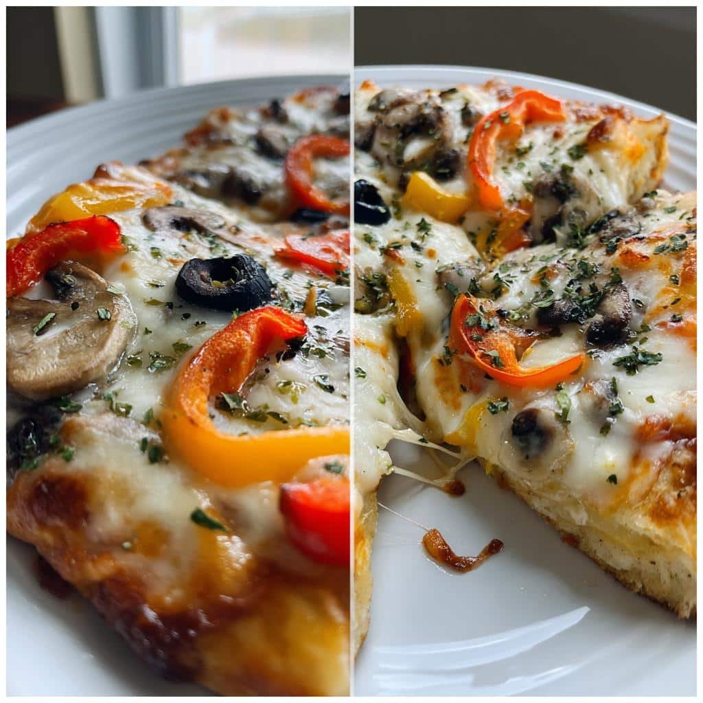 Air Fryer Vegetarian Pizza - detail 1