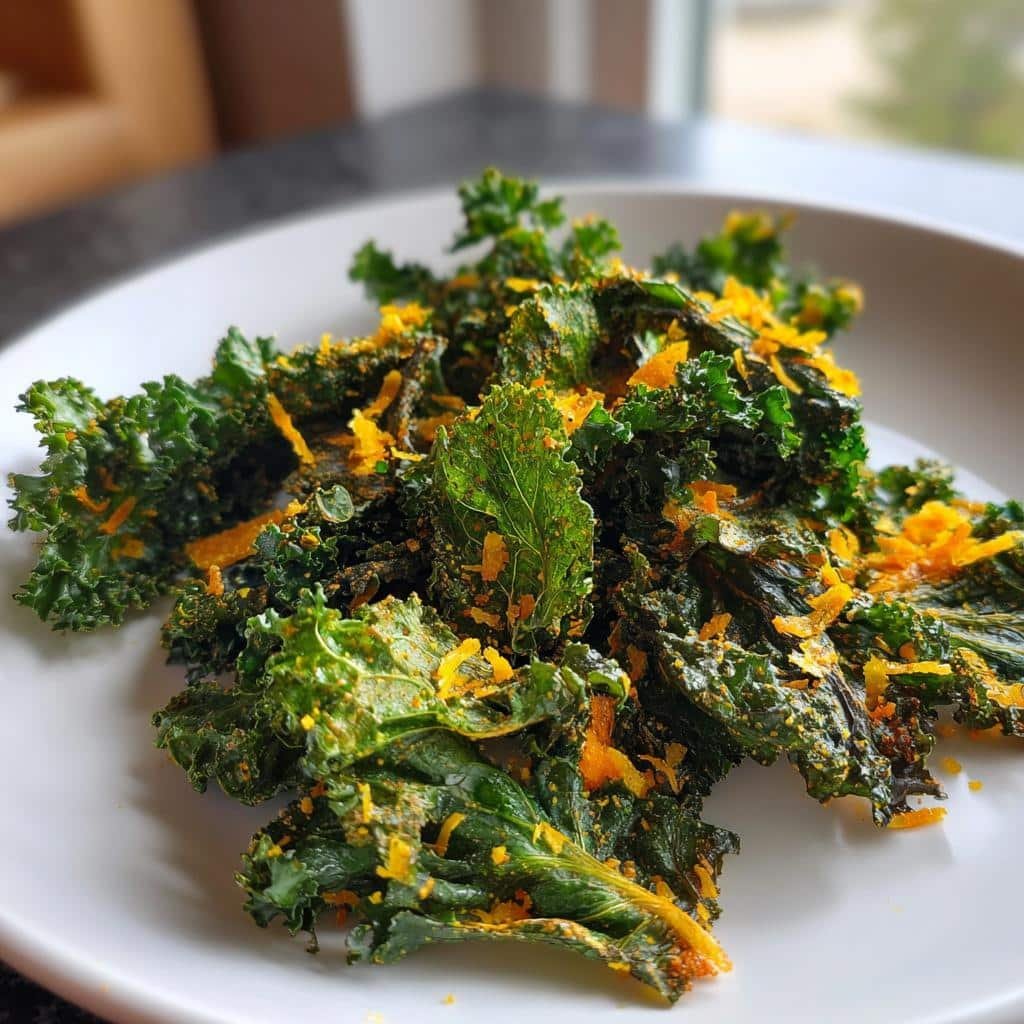 Air Fryer Winter Citrus Kale Chips - detail 1