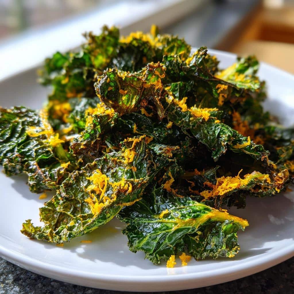 Air Fryer Winter Citrus Kale Chips