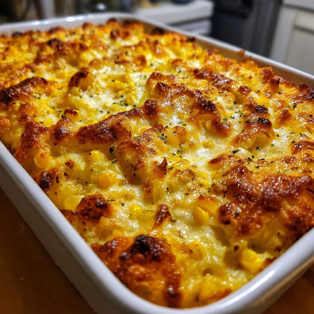 Air fryer Amish Holiday Corn Bliss Casserole