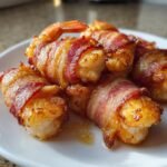 Air fryer Bacon-Wrapped Shrimp