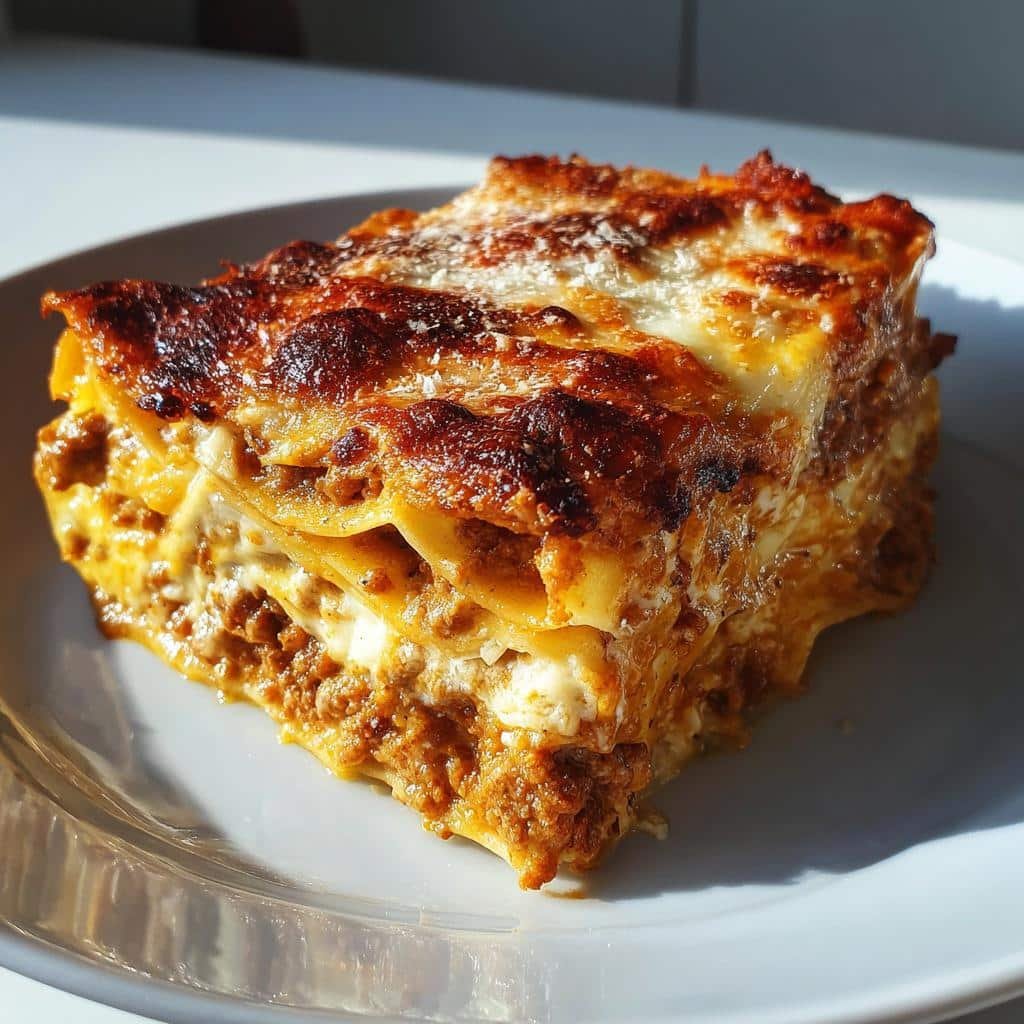 Delicious 15-Minute Air Fryer Béchamel & Bolognese Lasagna 4 Air fryer Béchamel & Bolognese Lasagna - detail 1