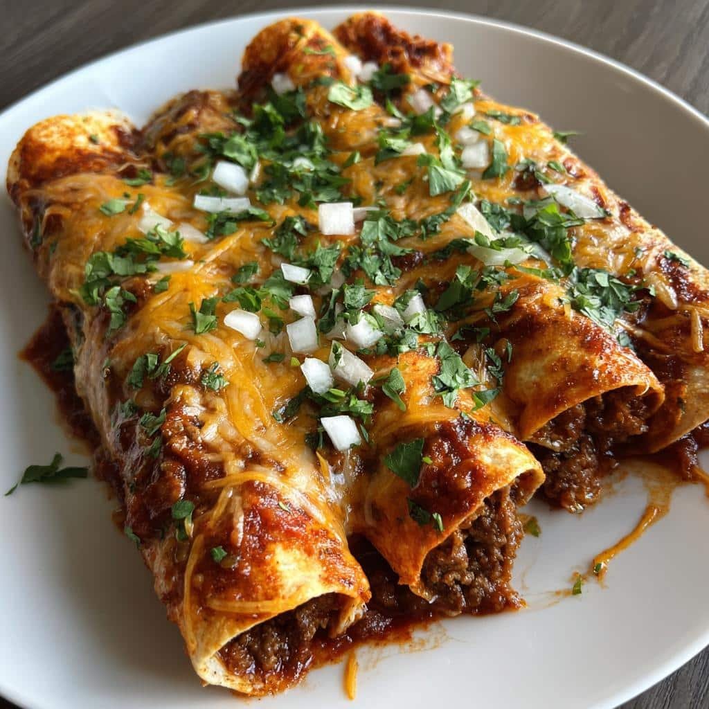 Air fryer Beef Enchiladas - detail 1