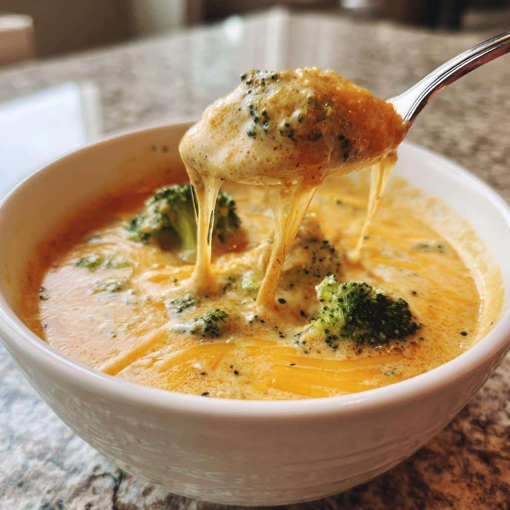 Air fryer Broccoli Cheddar Soup (Air Fryer Roasted) - detail 1