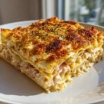 Air fryer Chicken Cordon Bleu Lasagna 3 Air fryer Chicken Cordon Bleu Lasagna
