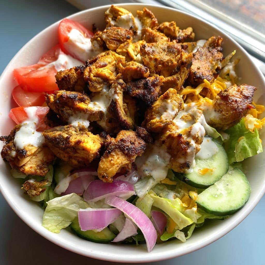 35-Minute Air Fryer Chicken Shawarma Bowl - Irresistible Low-Carb Delight 4 Air fryer Chicken Shawarma Bowl (Low-Carb) - detail 1