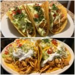 Air fryer Chicken tacos
