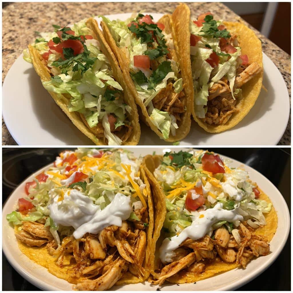Air fryer Chicken tacos