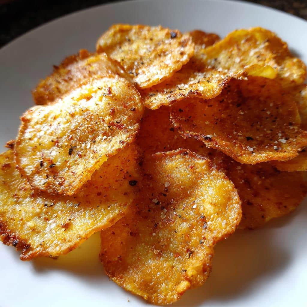 Air fryer Chili Lime Sweet Potato Chips