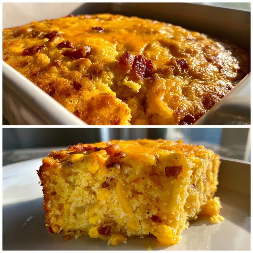 Air fryer Cowboy Cornbread Casserole