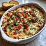 Air fryer Creamy Bruschetta Dip