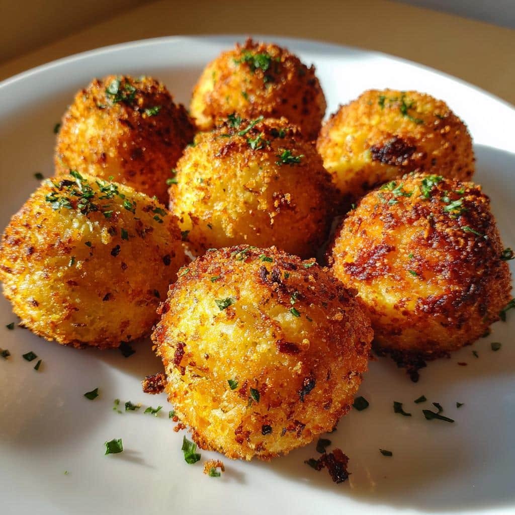 Air fryer Crispy Carrot & Potato Balls
