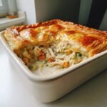 Air fryer Dairy-Free Chicken Pot Pie Casserole