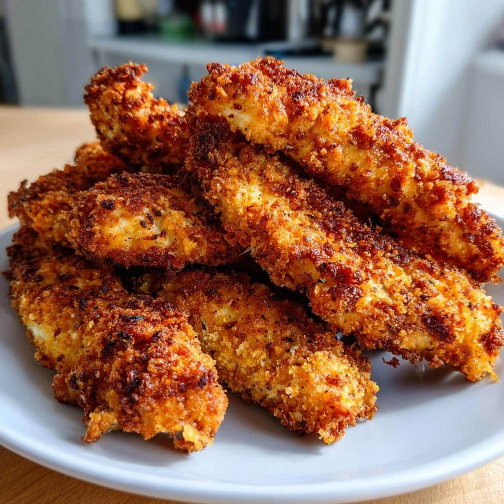 Air fryer EASY CRACK CHICKEN TENDERS RECIPE