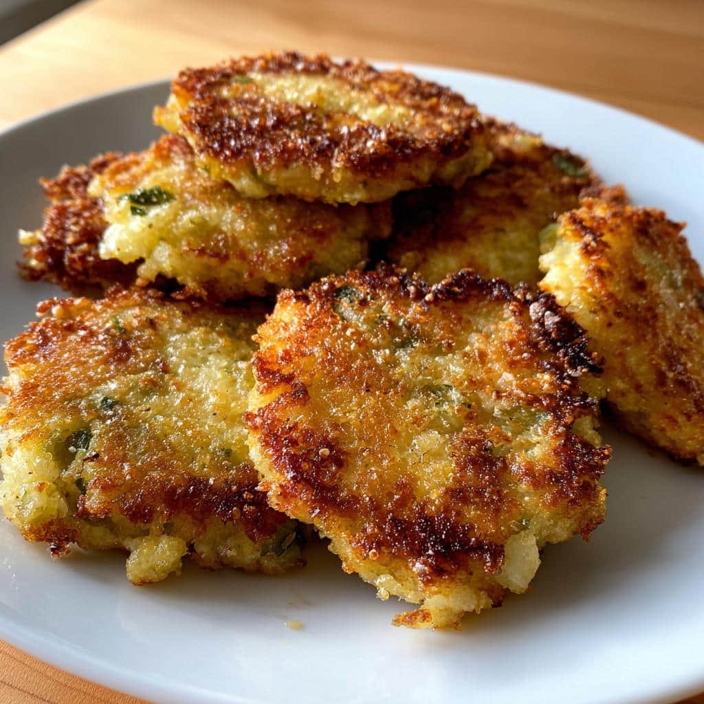 Air fryer Green Chile Cheese Potato Cakes with Green Chile - detail 1