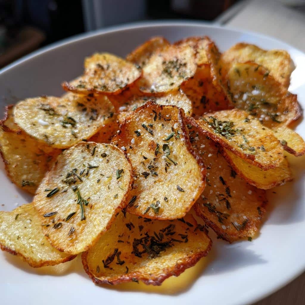 Air fryer Italian Herb Potato Chips - detail 1