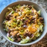 Air fryer Keto Big Mac Salad