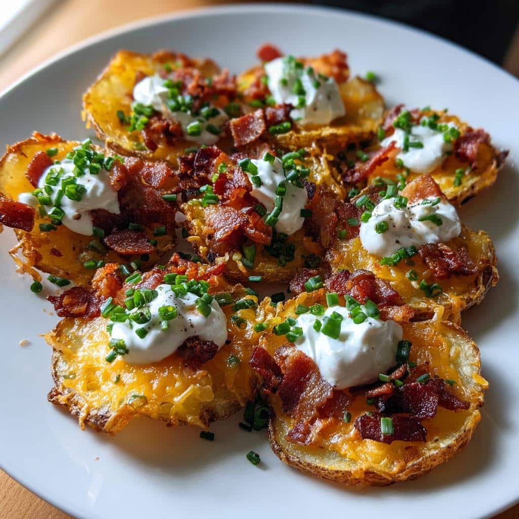 Air fryer Loaded Baked Potato Chips - detail 1