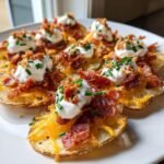 Air fryer Loaded Baked Potato Chips
