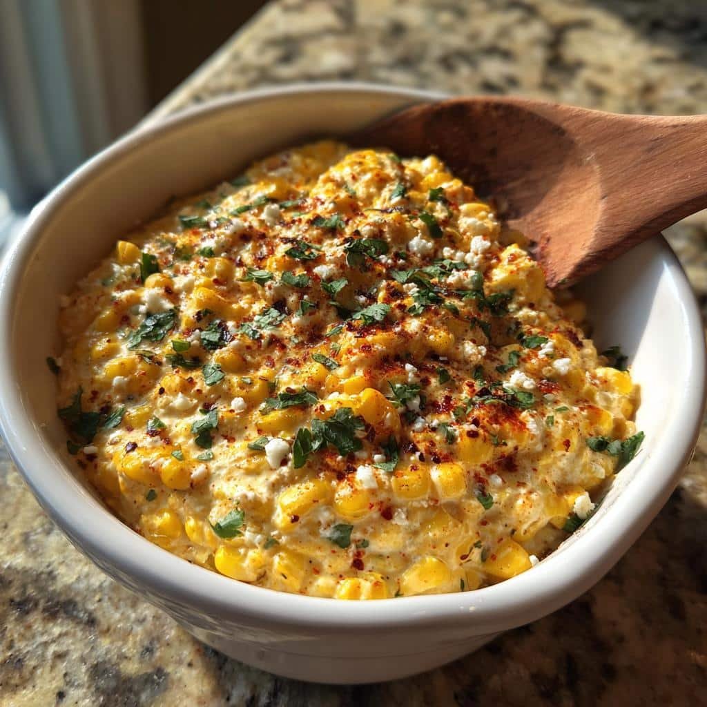 Air fryer Mexican Street Corn Dip - detail 1