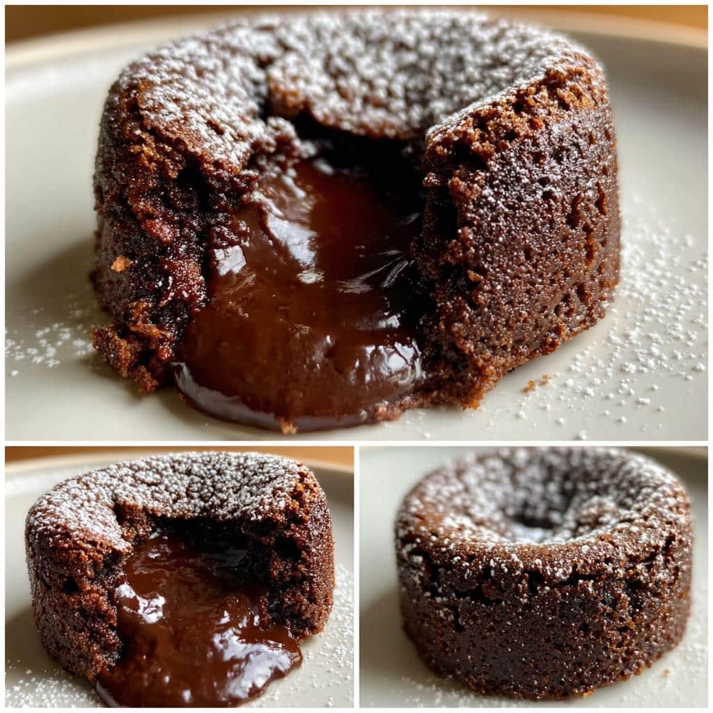 Air fryer Molten Lava Cake