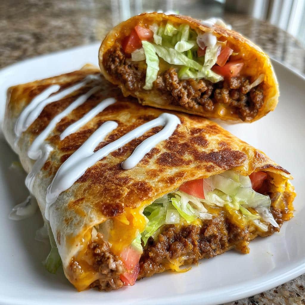 5-Minute Air Fryer Nacho Cheese Beef Wrap – Irresistibly Crispy! 4 Air fryer Nacho Cheese Beef Wrap - detail 1