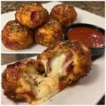 Air fryer Pepperoni Pizza Bombs
