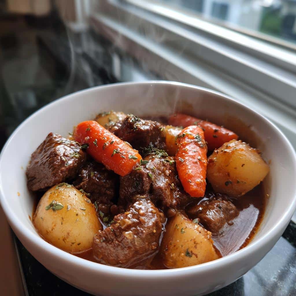 Air fryer Slow Cooker Classic Beef and Vegetable Stew