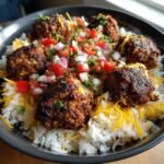 Air fryer Spicy Chorizo Ground Beef Bowl