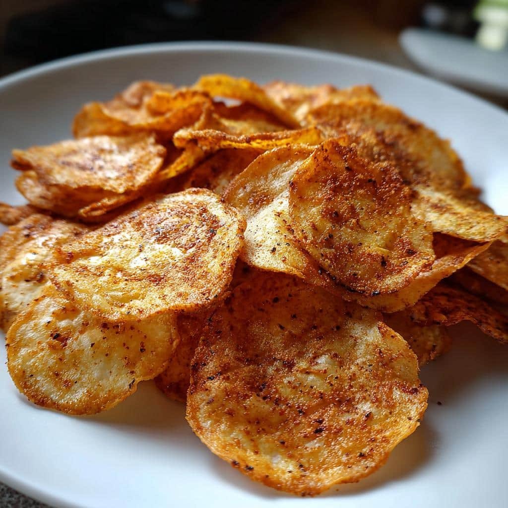 Air fryer Spicy Lentil Chips - detail 1