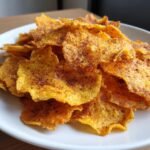 Air fryer Spicy Lentil Chips