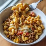 Air fryer Taco Mac and Cheese