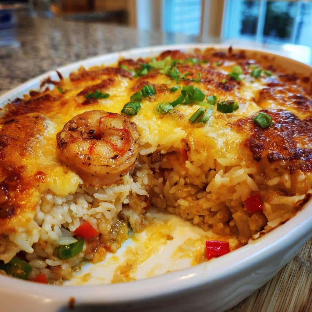 Air fryer The Best Shrimp Casserole