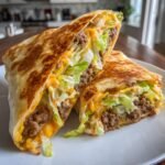 Christmas Air Fryer Big Mac Wraps