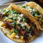 Christmas Air Fryer Brisket Elote Tacos