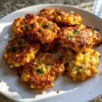 Christmas Air Fryer Crispy Mexican Street Corn Fritters
