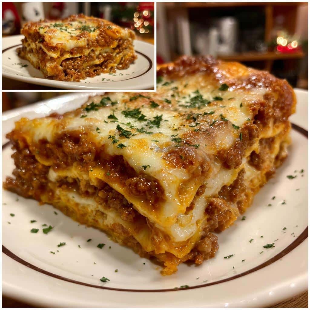 Christmas Air Fryer New Year's Eve Lasagna - detail 1