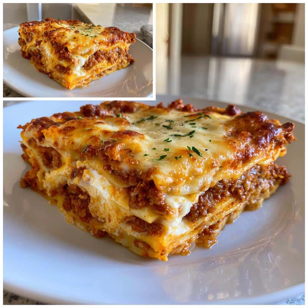 Christmas Air Fryer New Year's Eve Lasagna