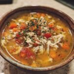 Christmas Air fryer 5-Ingredient Chicken Soup (Pantry Staples)