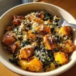 Christmas Air fryer Butternut Squash & Kale Casserole
