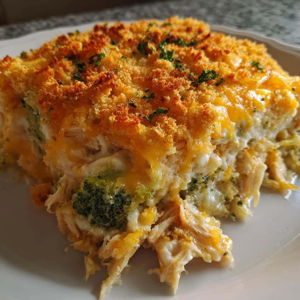 Christmas Air fryer Chicken Divan Casserole - detail 1